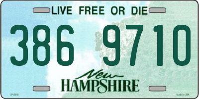 NH license plate 3869710