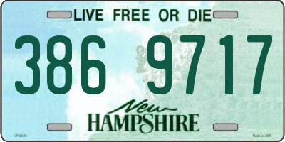 NH license plate 3869717