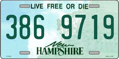 NH license plate 3869719