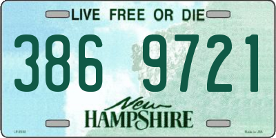 NH license plate 3869721