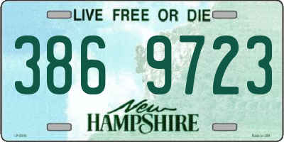 NH license plate 3869723