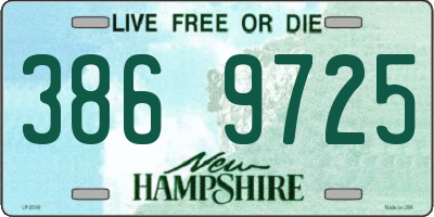 NH license plate 3869725