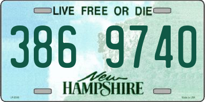 NH license plate 3869740