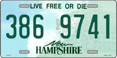 NH license plate 3869741