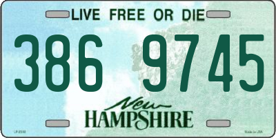 NH license plate 3869745