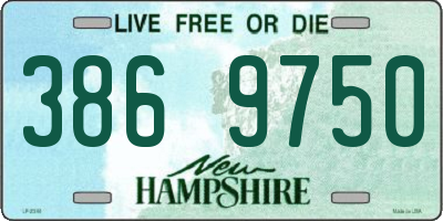 NH license plate 3869750