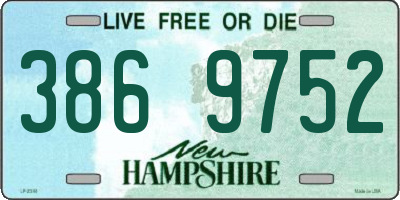 NH license plate 3869752