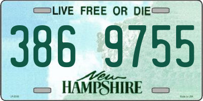 NH license plate 3869755