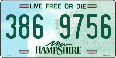 NH license plate 3869756