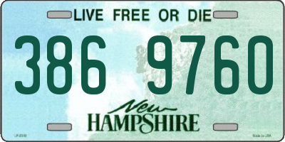 NH license plate 3869760