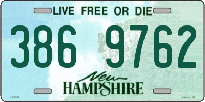 NH license plate 3869762