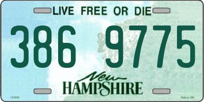 NH license plate 3869775