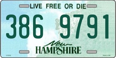 NH license plate 3869791