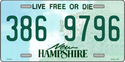 NH license plate 3869796