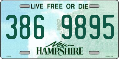 NH license plate 3869895