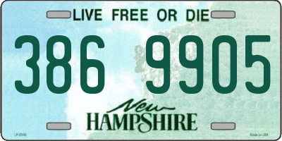 NH license plate 3869905