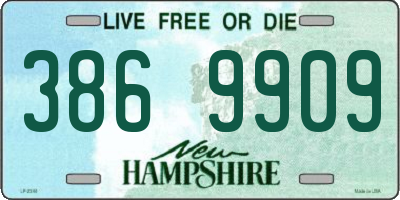 NH license plate 3869909