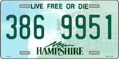 NH license plate 3869951