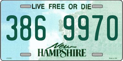 NH license plate 3869970
