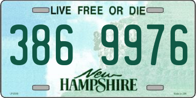 NH license plate 3869976