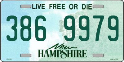 NH license plate 3869979