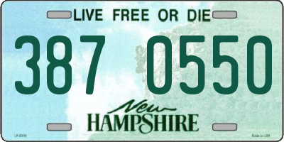 NH license plate 3870550