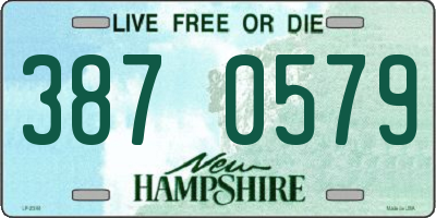 NH license plate 3870579