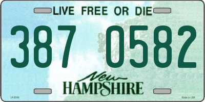 NH license plate 3870582