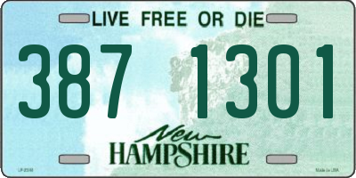 NH license plate 3871301