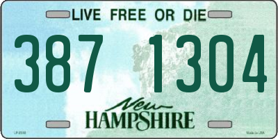 NH license plate 3871304