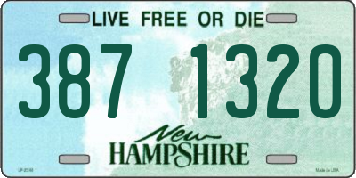 NH license plate 3871320