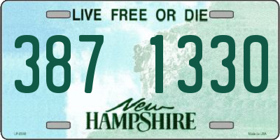NH license plate 3871330