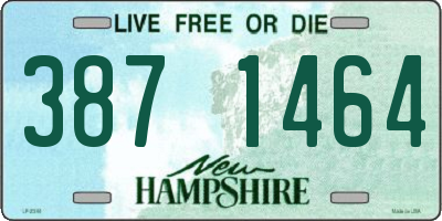 NH license plate 3871464