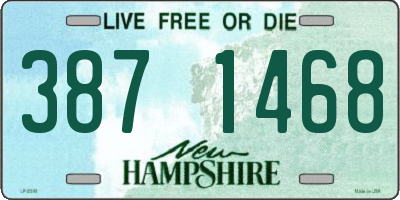 NH license plate 3871468
