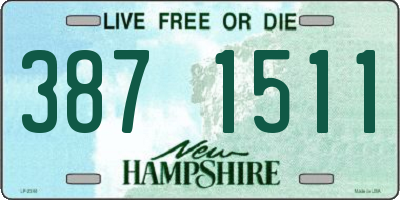 NH license plate 3871511