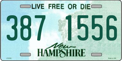 NH license plate 3871556