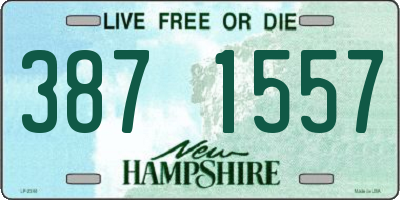 NH license plate 3871557