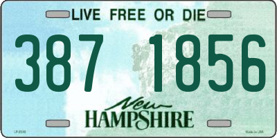 NH license plate 3871856