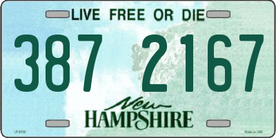 NH license plate 3872167