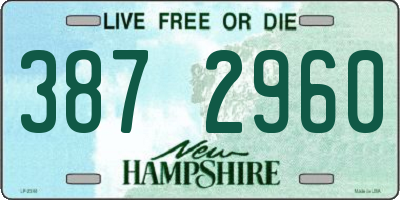 NH license plate 3872960