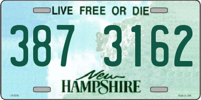 NH license plate 3873162