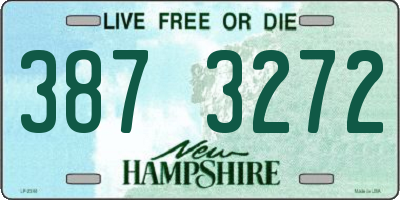 NH license plate 3873272
