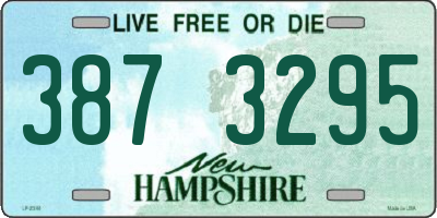NH license plate 3873295
