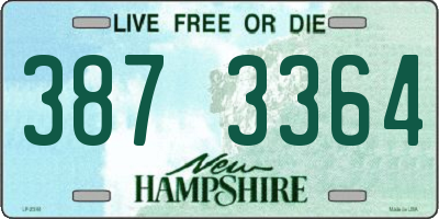 NH license plate 3873364