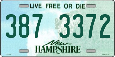 NH license plate 3873372
