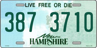 NH license plate 3873710