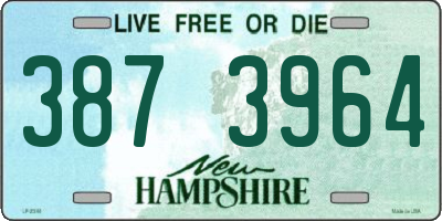 NH license plate 3873964