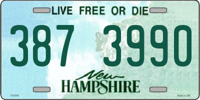 NH license plate 3873990