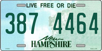 NH license plate 3874464