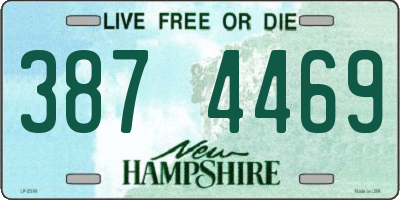 NH license plate 3874469